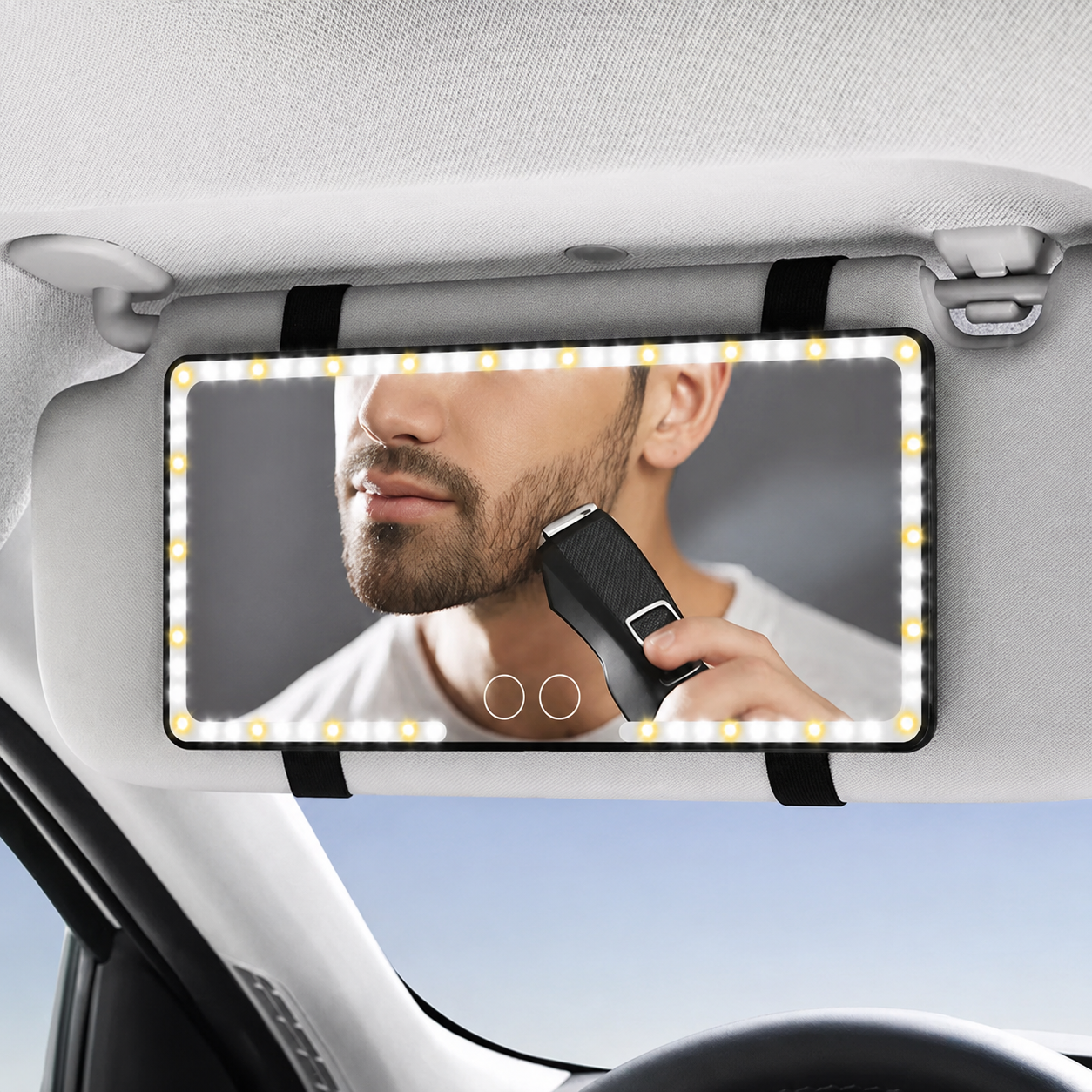 LED Car Visor Vanity Mirror