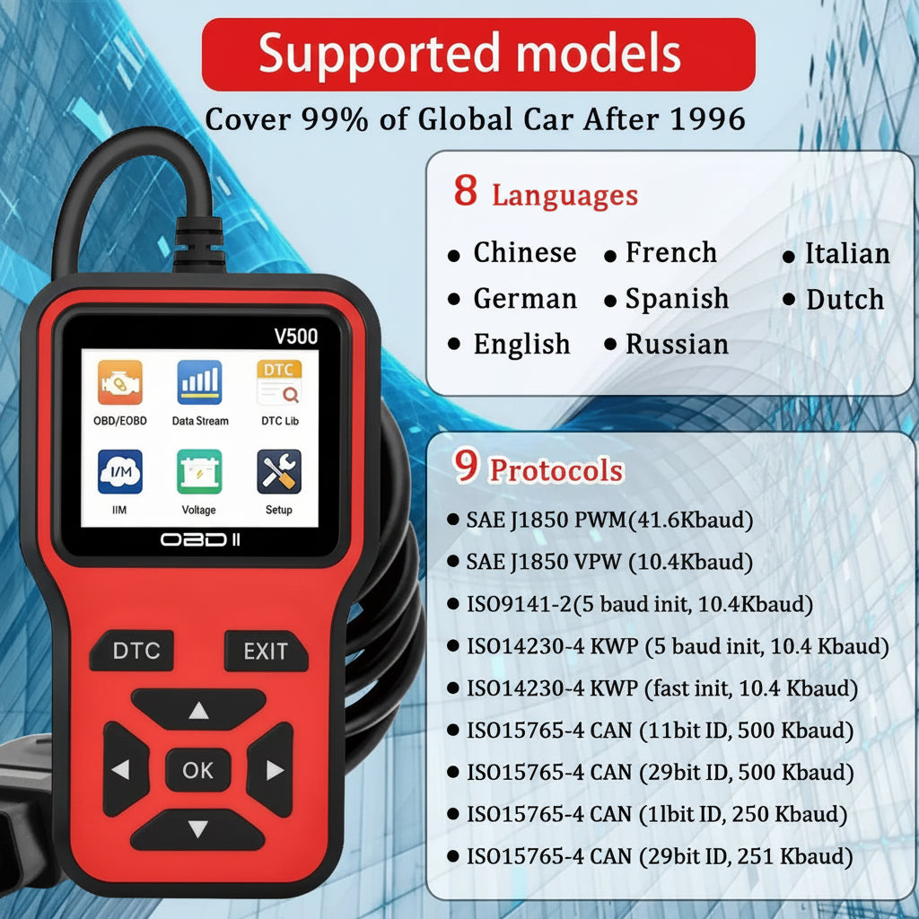 V500 OBD2 Scanner