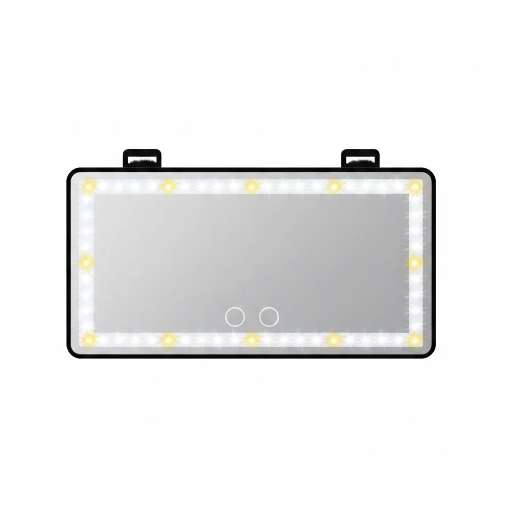 LED Car Visor Vanity Mirror